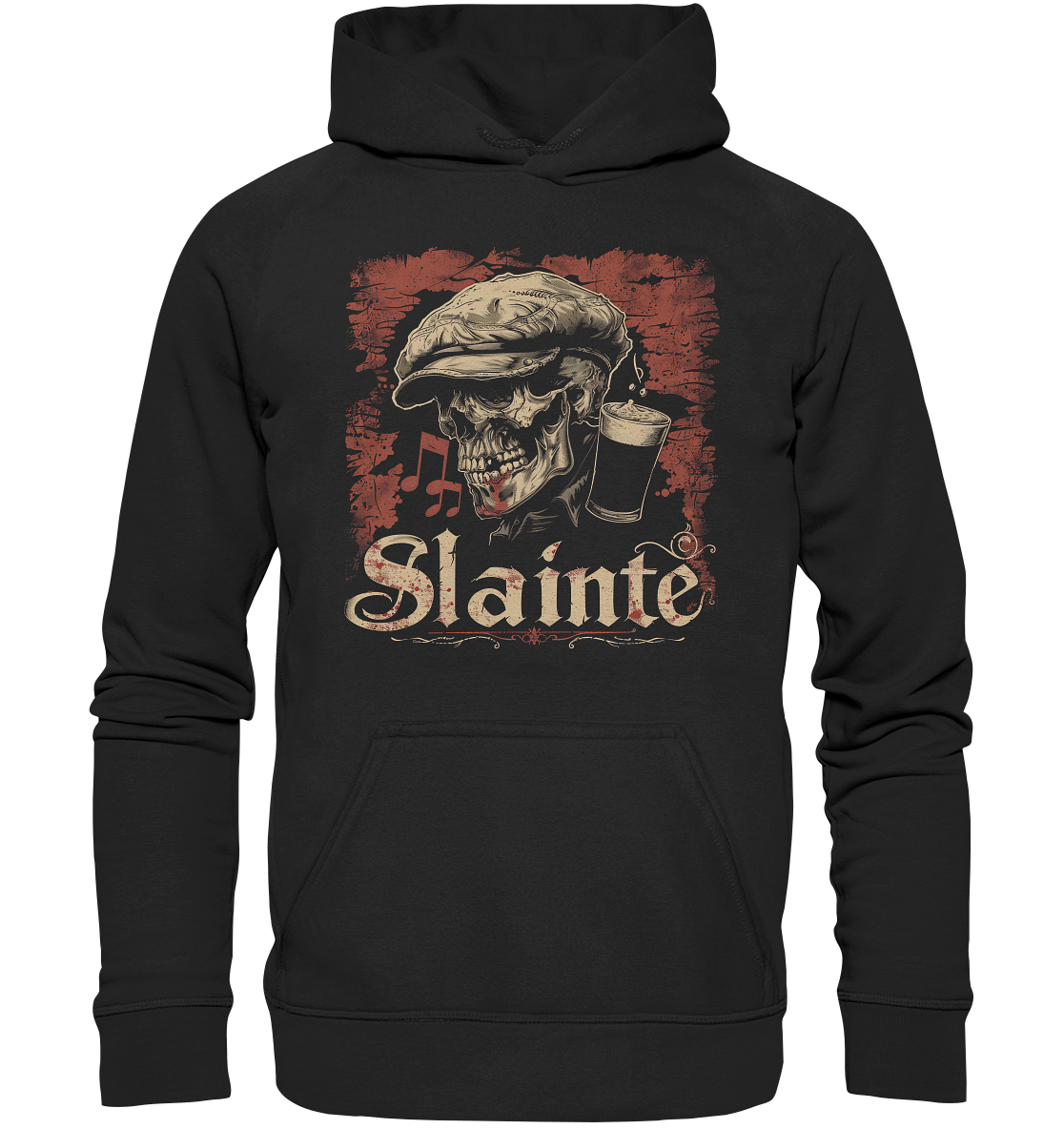 Slainte "Flatcap-Skull II" - Kids Premium Hoodie