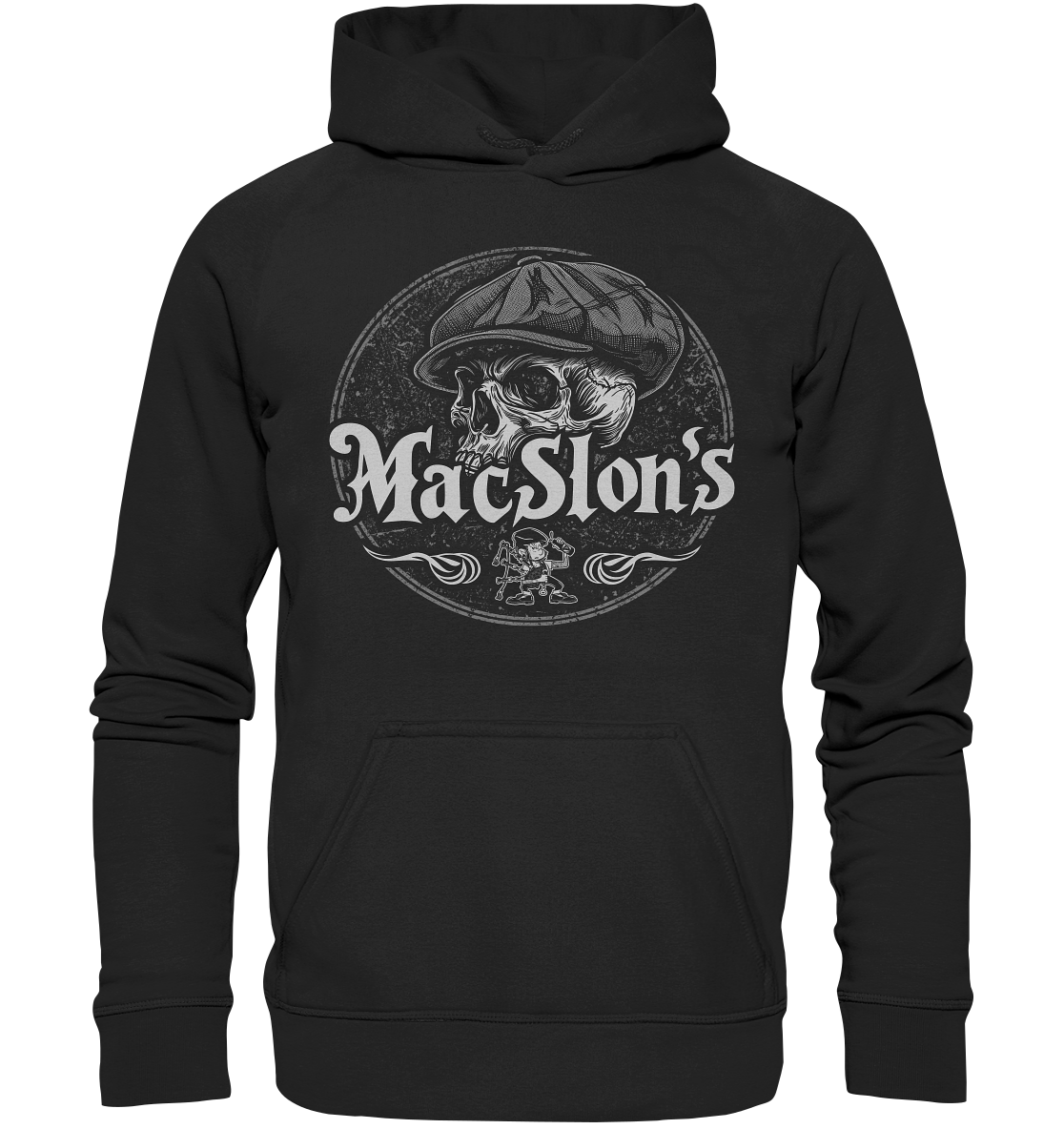 MacSlon's "Flatcap-Skull I" - Kids Premium Hoodie