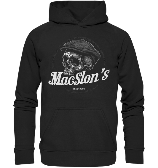 MacSlon's "Estd. 2009 / Flatcap-Skull II" - Kids Premium Hoodie