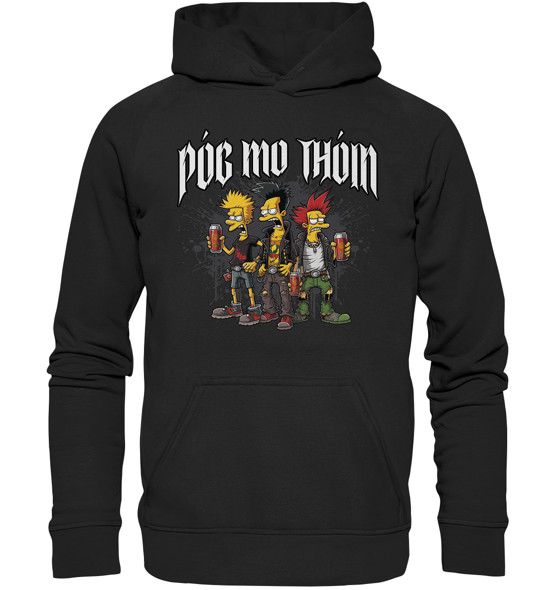 Póg Mo Thóin Streetwear "Punks" - Kids Premium Hoodie