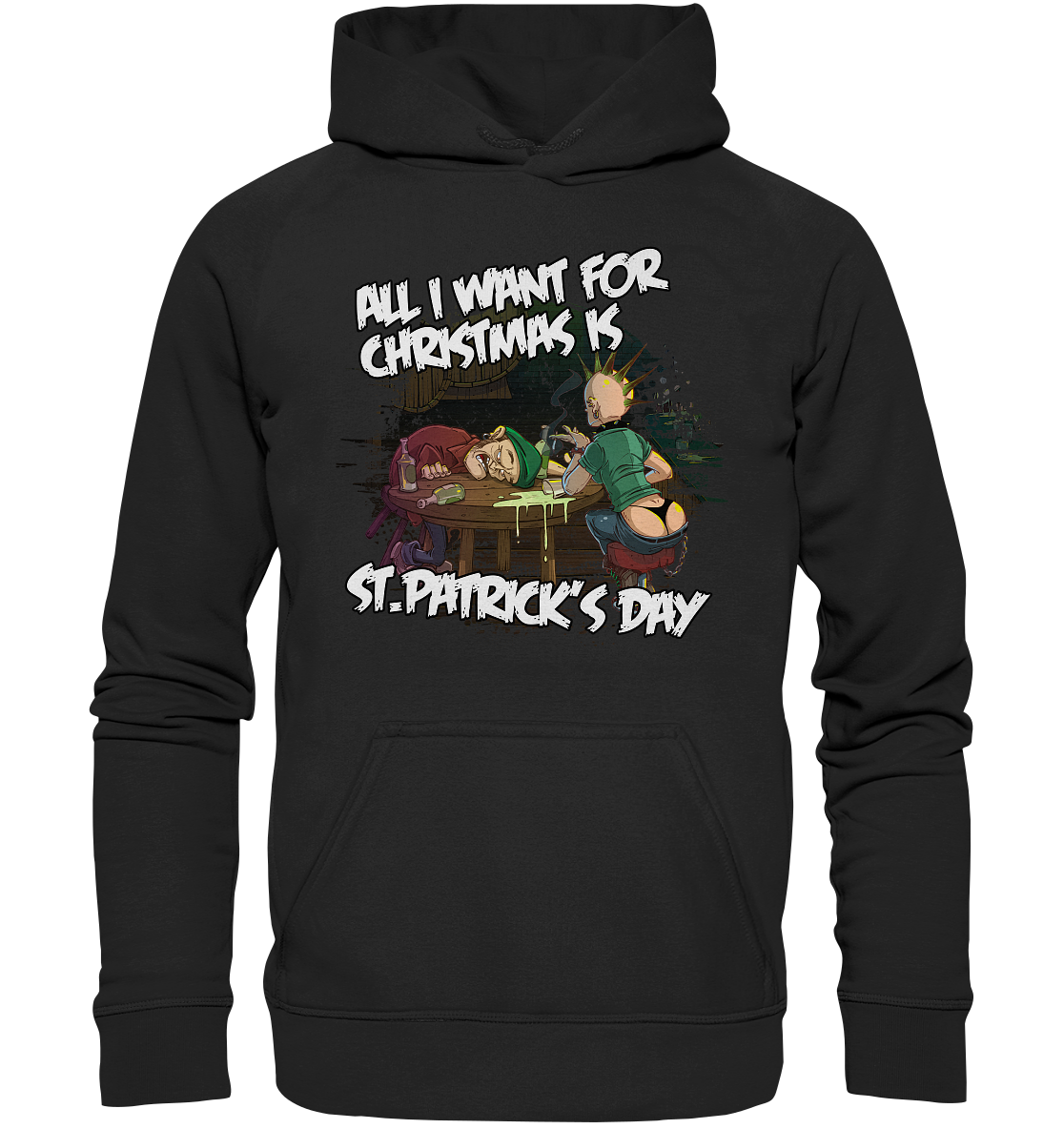 All I Want For Christmas is "St.Patrick's Day" - Kids Premium Hoodie