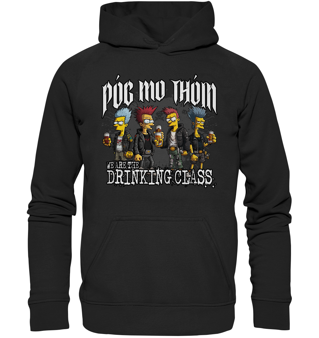 Póg Mo Thóin Streetwear "We Are The Drinking Class I" - Kids Premium Hoodie