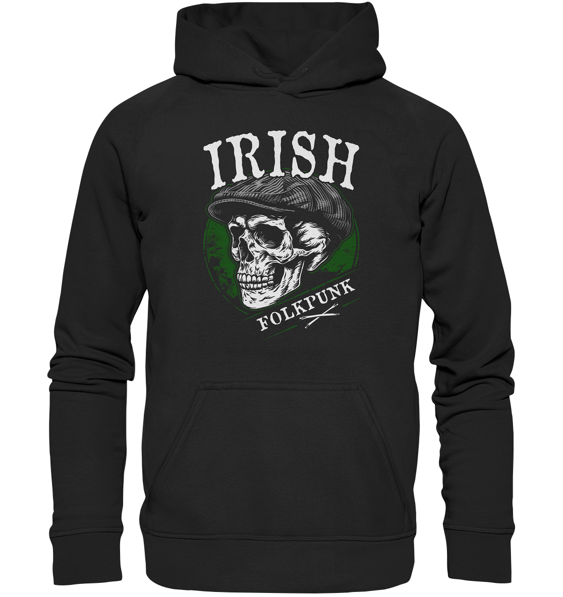 Irish Folkpunk "Flatcap-Skull I" - Kids Premium Hoodie