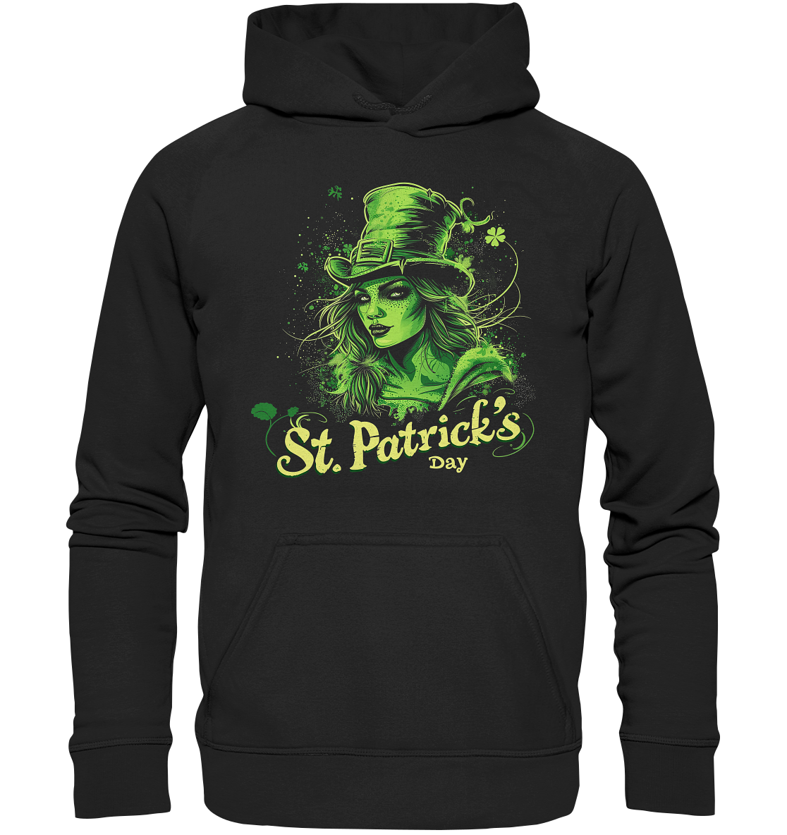 St. Patrick's Day "Leprechaun Girl II" - Kids Premium Hoodie