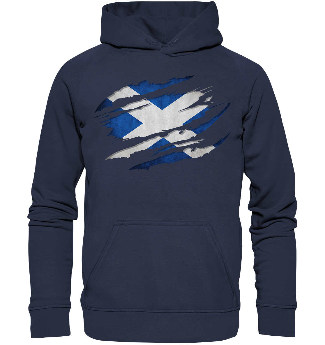 Scotland "Flag Scratch" - Kids Premium Hoodie