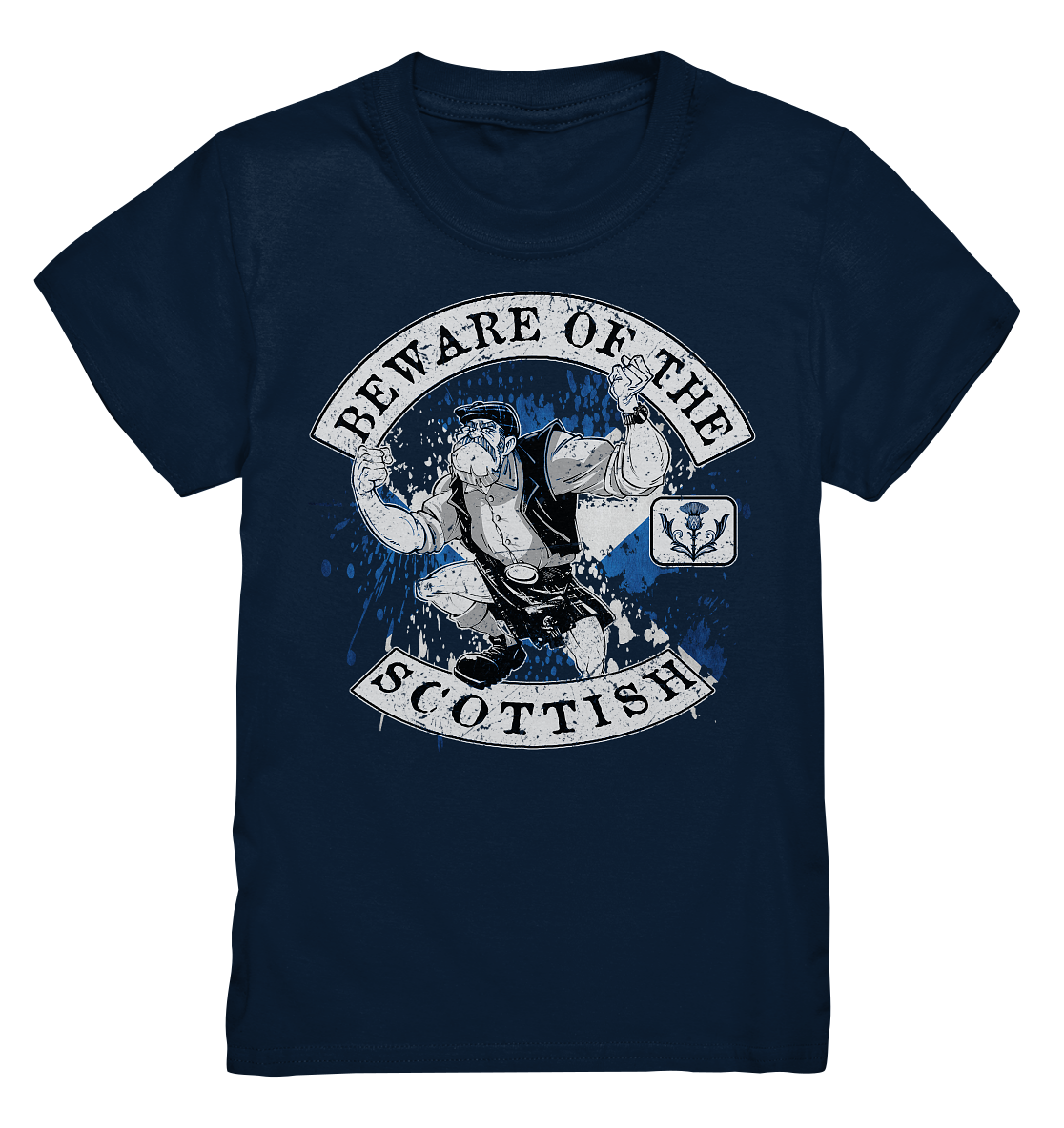 Beware Of The Scottish - Kids Premium Shirt