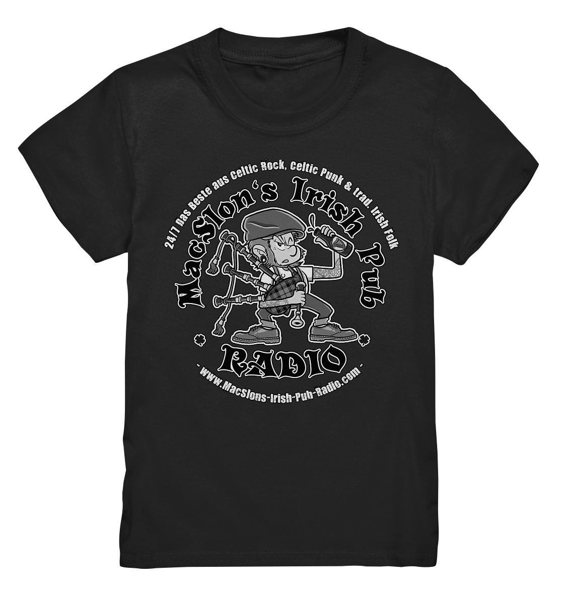 MacSlon's Radio "24/7 - Classic Logo"  - Kids Premium Shirt