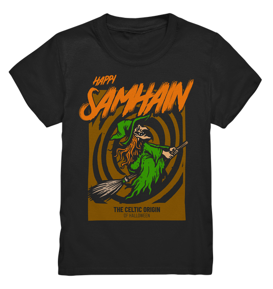 Happy Samhain "Witch" - Kids Premium Shirt