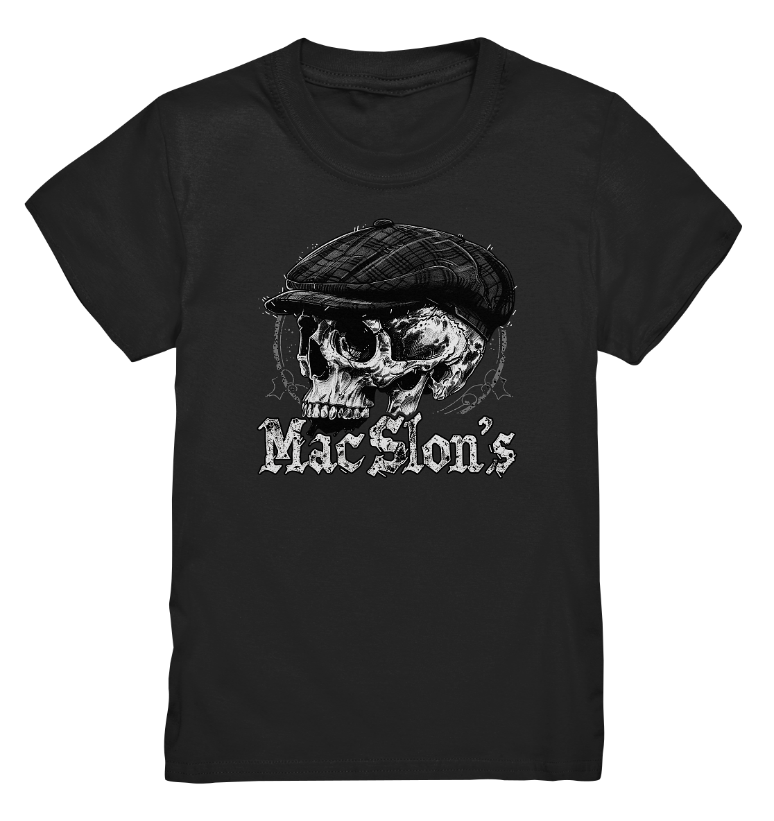 MacSlon's "Flatcap-Skull II" - Kids Premium Shirt