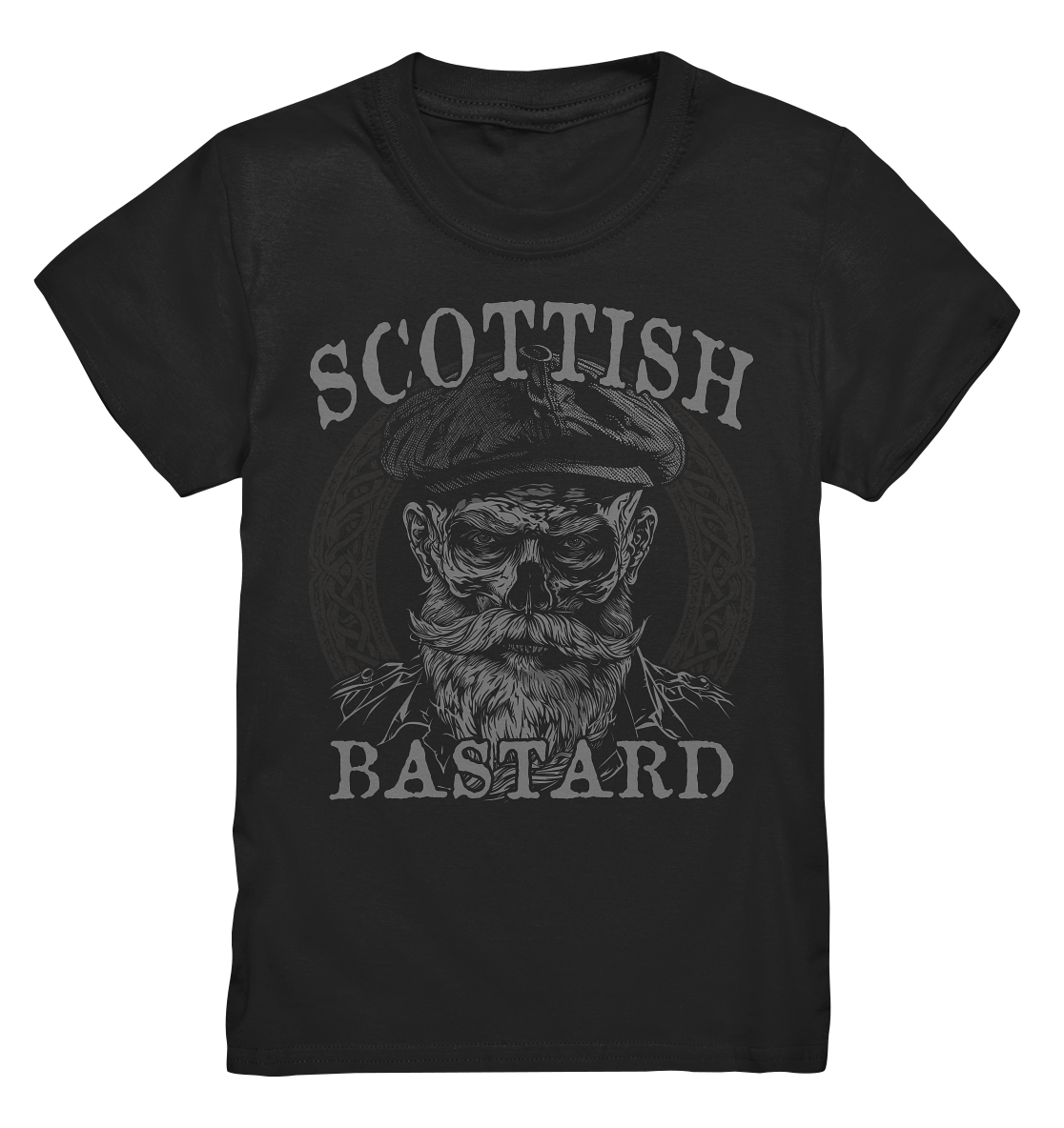 Scottish Bastard "Flatcap Skull I" - Kids Premium Shirt