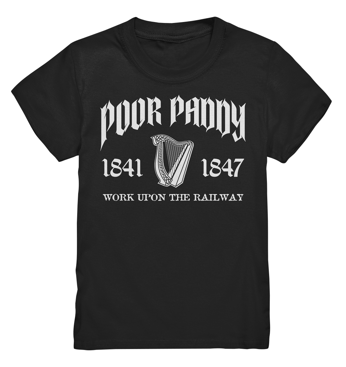 Poor Paddy "Work Upon The Railway" - Kids Premium Shirt