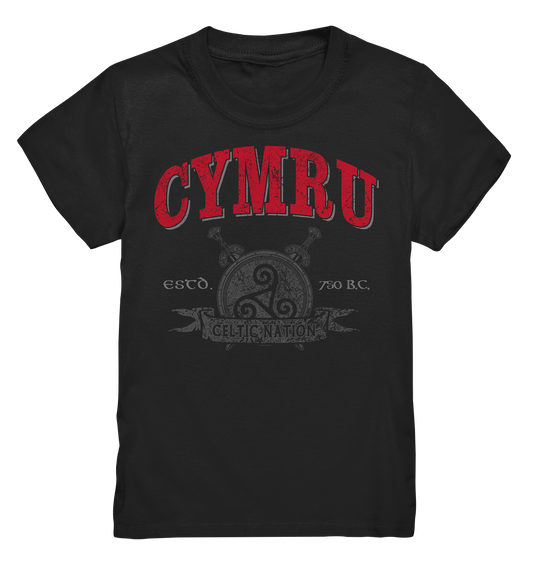 Cymru "Celtic Nation" - Kids Premium Shirt