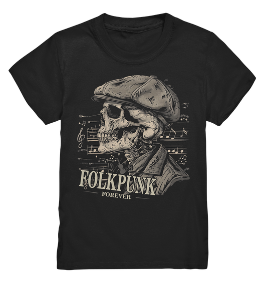 Folkpunk "Forever / Flatcap-Skull I" - Kids Premium Shirt