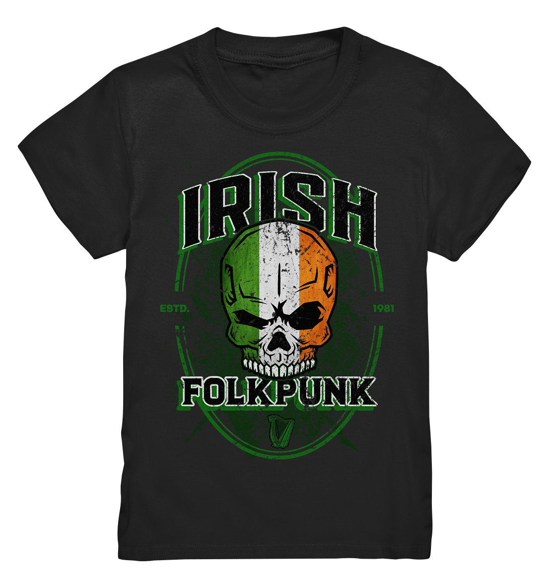 Irish Folkpunk "Skull" - Kids Premium Shirt