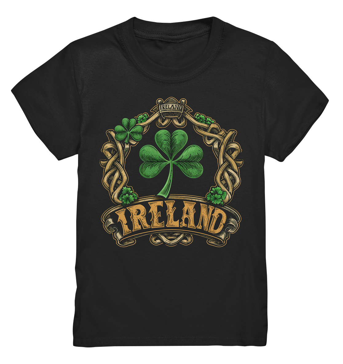 Ireland "Shamrock / Crest III" - Kids Premium Shirt