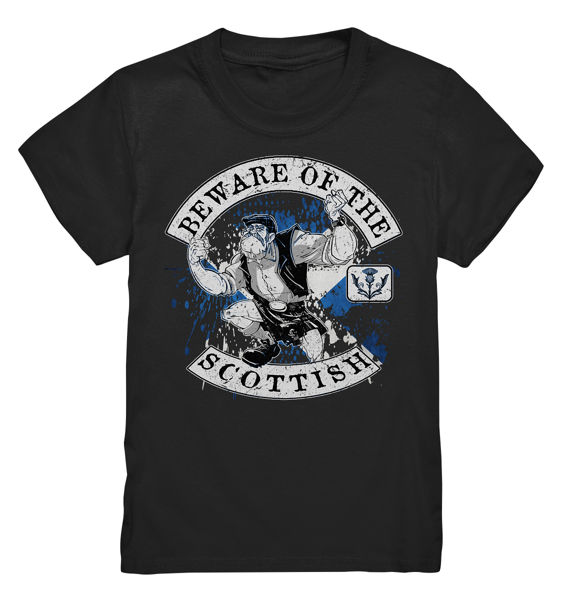 Beware Of The Scottish - Kids Premium Shirt