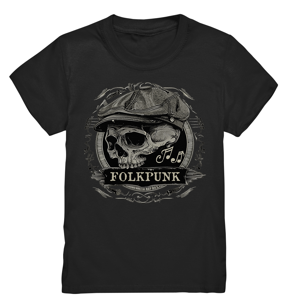 Folkpunk "Flatcap-Skull II"  - Kids Premium Shirt