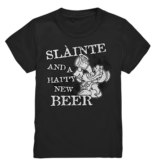 Sláinte "And A Happy New Beer" - Kids Premium Shirt