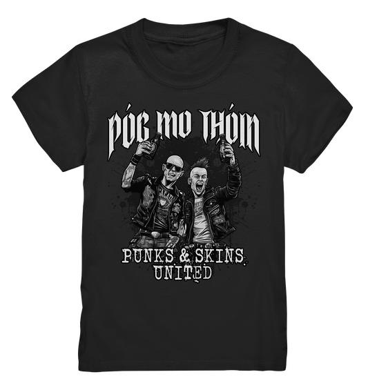 Póg Mo Thóin Streetwear "Punks & Skins United II" - Kids Premium Shirt