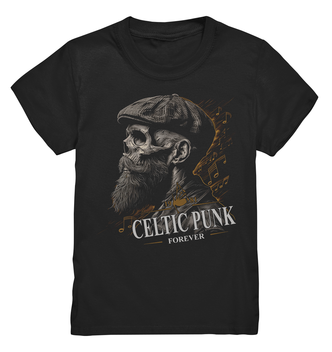 Celtic Punk "Forever / Flatcap-Skull I"  - Kids Premium Shirt