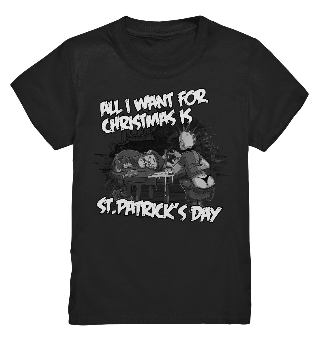 All I Want For Christmas is "St.Patrick's Day" - Kids Premium Shirt