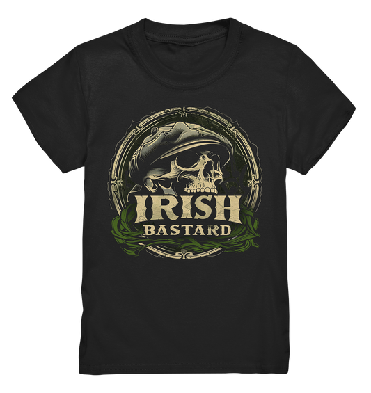 Irish Bastard "Flatcap-Skull VI" - Kids Premium Shirt