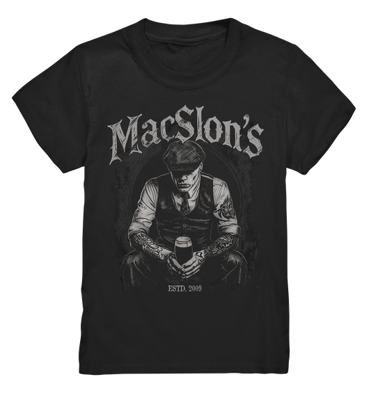 MacSlon's "Estd. 2009 / Drinking Guy I" - Kids Premium Shirt