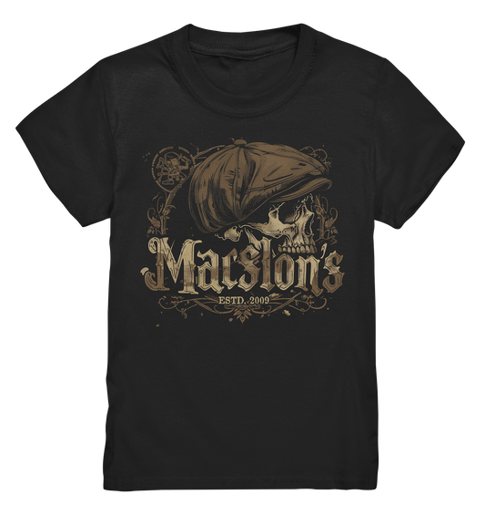 MacSlon's "Estd. 2009 / Flatcap-Skull VIII" - Kids Premium Shirt