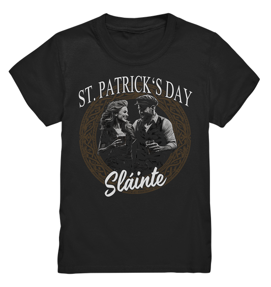 St. Patrick's Day "Sláinte / Couple" - Kids Premium Shirt