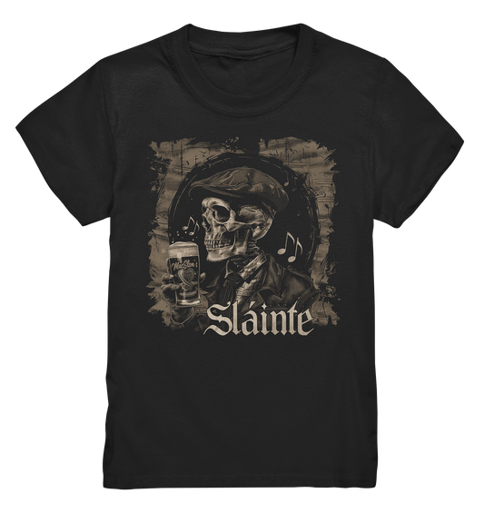 Sláinte "Flatcap-Skull III" - Kids Premium Shirt