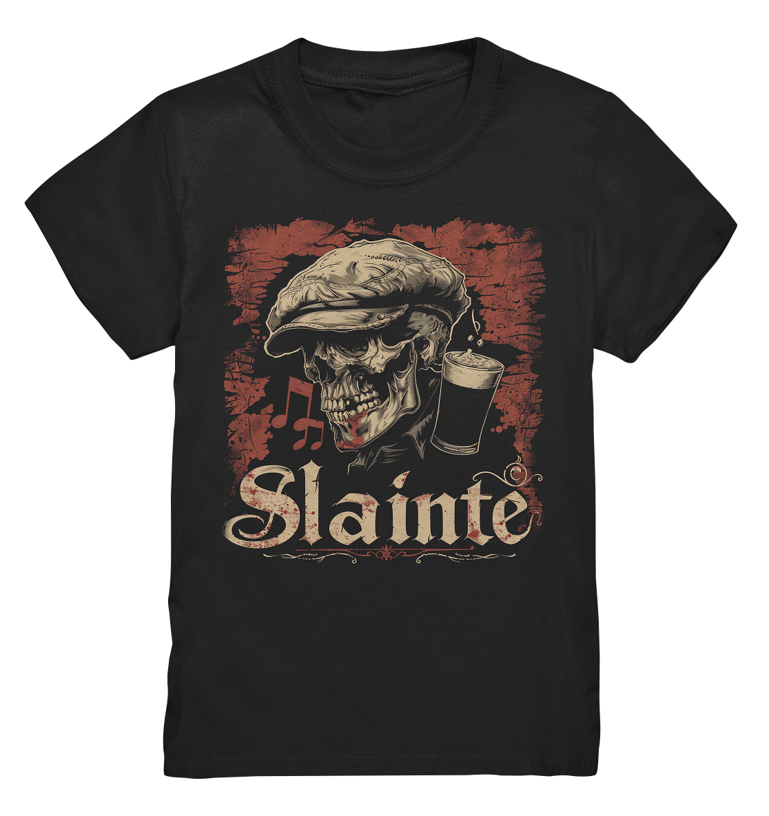 Slainte "Flatcap-Skull II" - Kids Premium Shirt