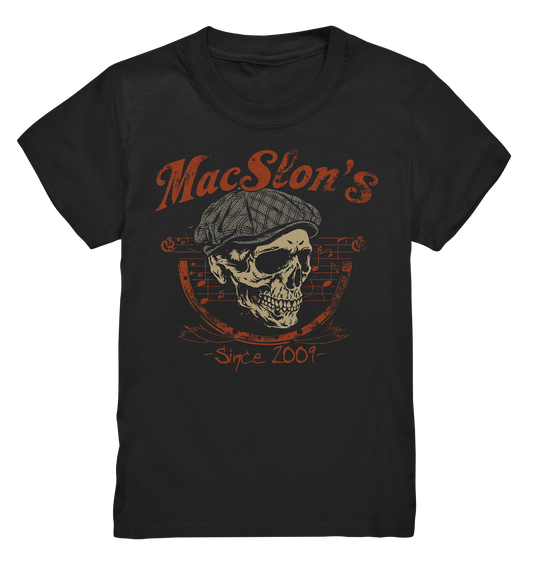 MacSlon's "Since 2009 / Flatcap-Skull I" - Kids Premium Shirt