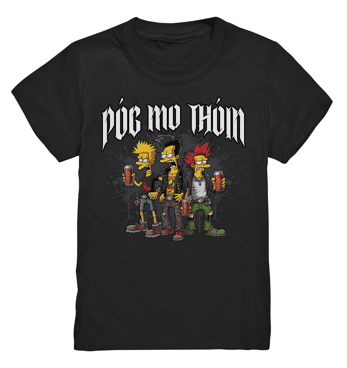 Póg Mo Thóin Streetwear "Punks" - Kids Premium Shirt