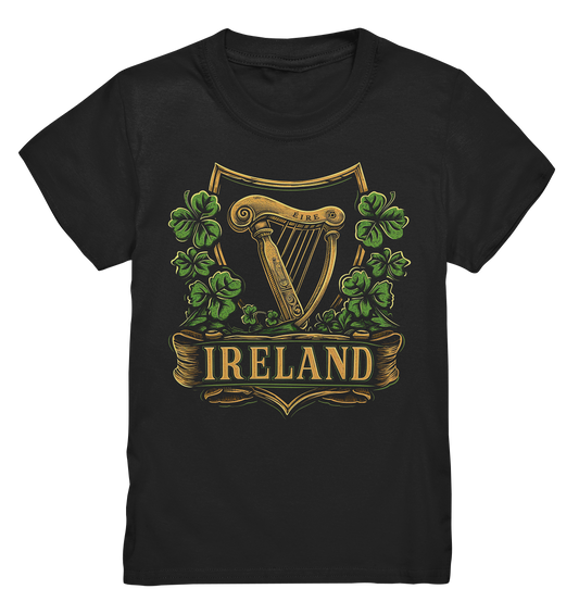 Ireland "Éire / Harp / Shamrock" - Kids Premium Shirt