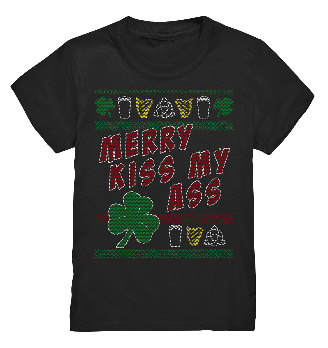 Merry Kiss My Ass (Christmas) - Kids Premium Shirt