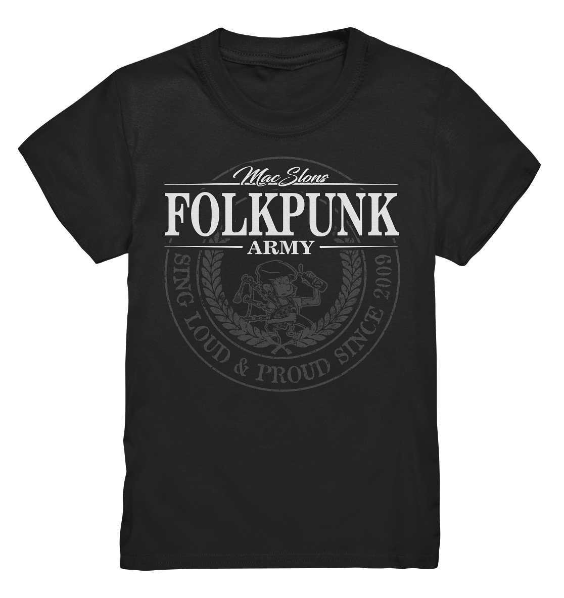 MacSlon's "Folkpunk Army" - Kids Premium Shirt