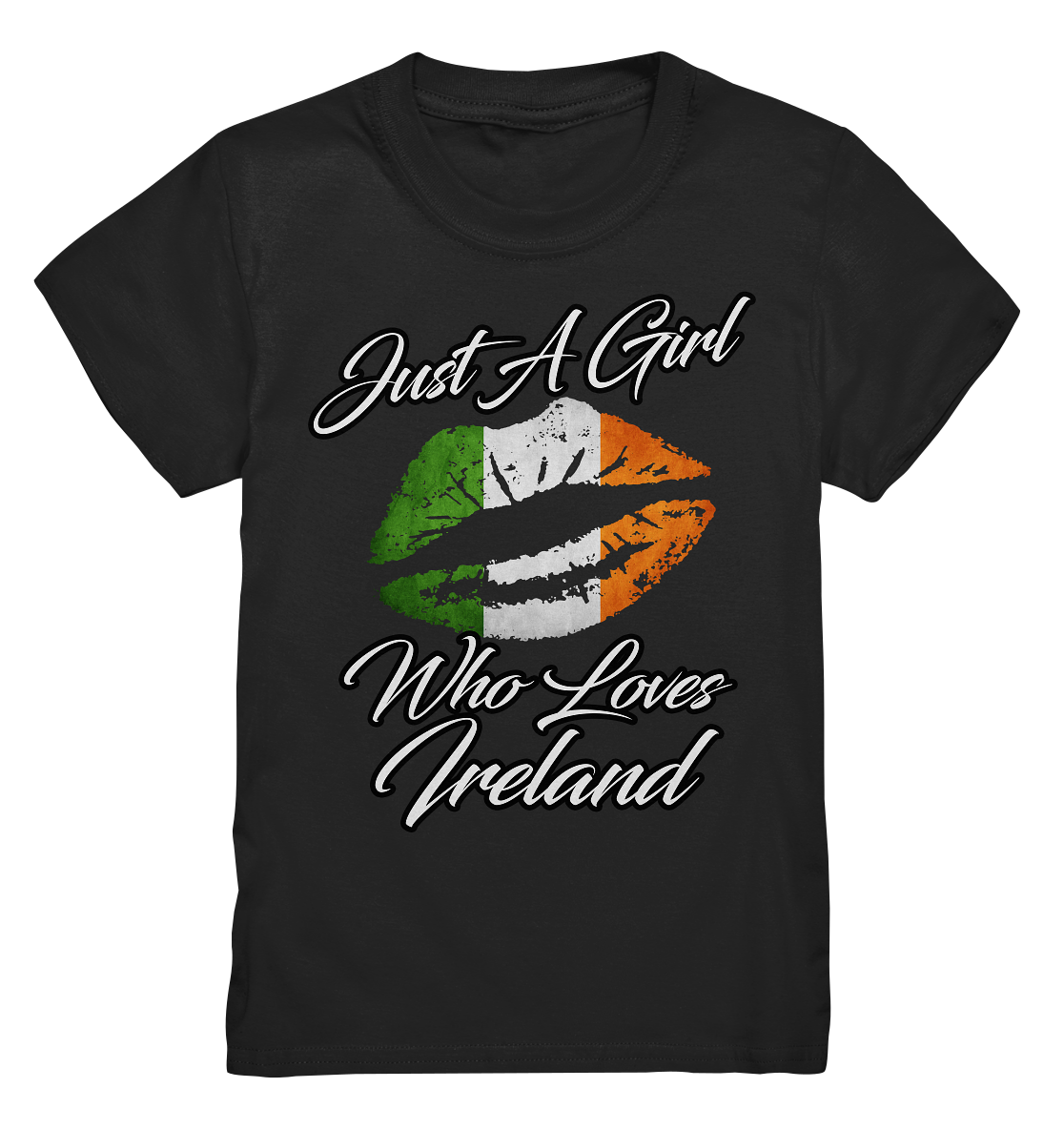 Just A Girl Who Loves Ireland - Kids Premium Shirt