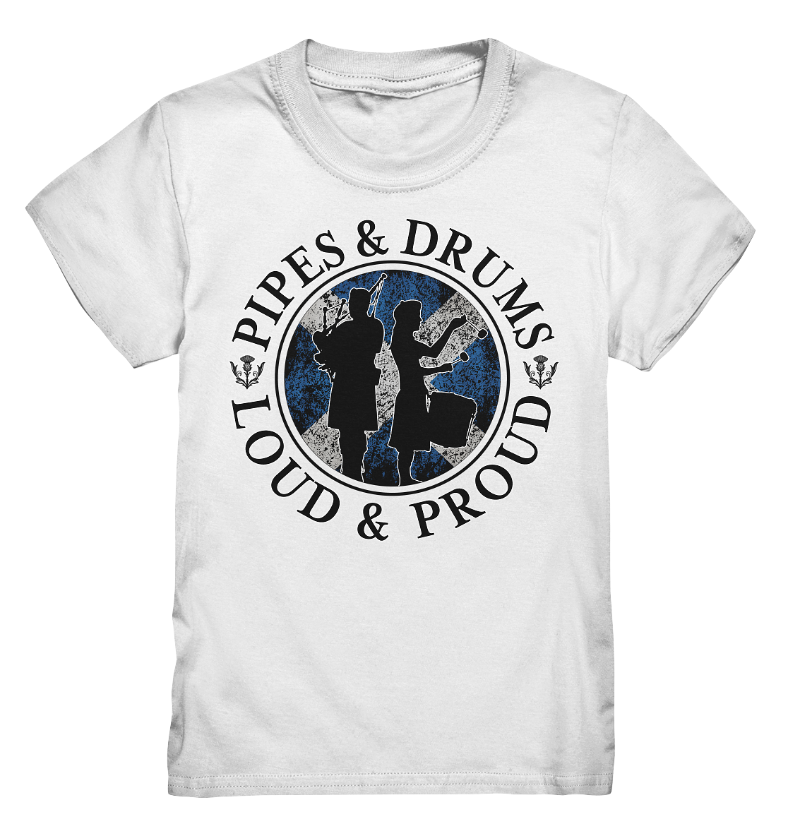 Pipes & Drums "Loud & Proud" - Kids Premium Shirt