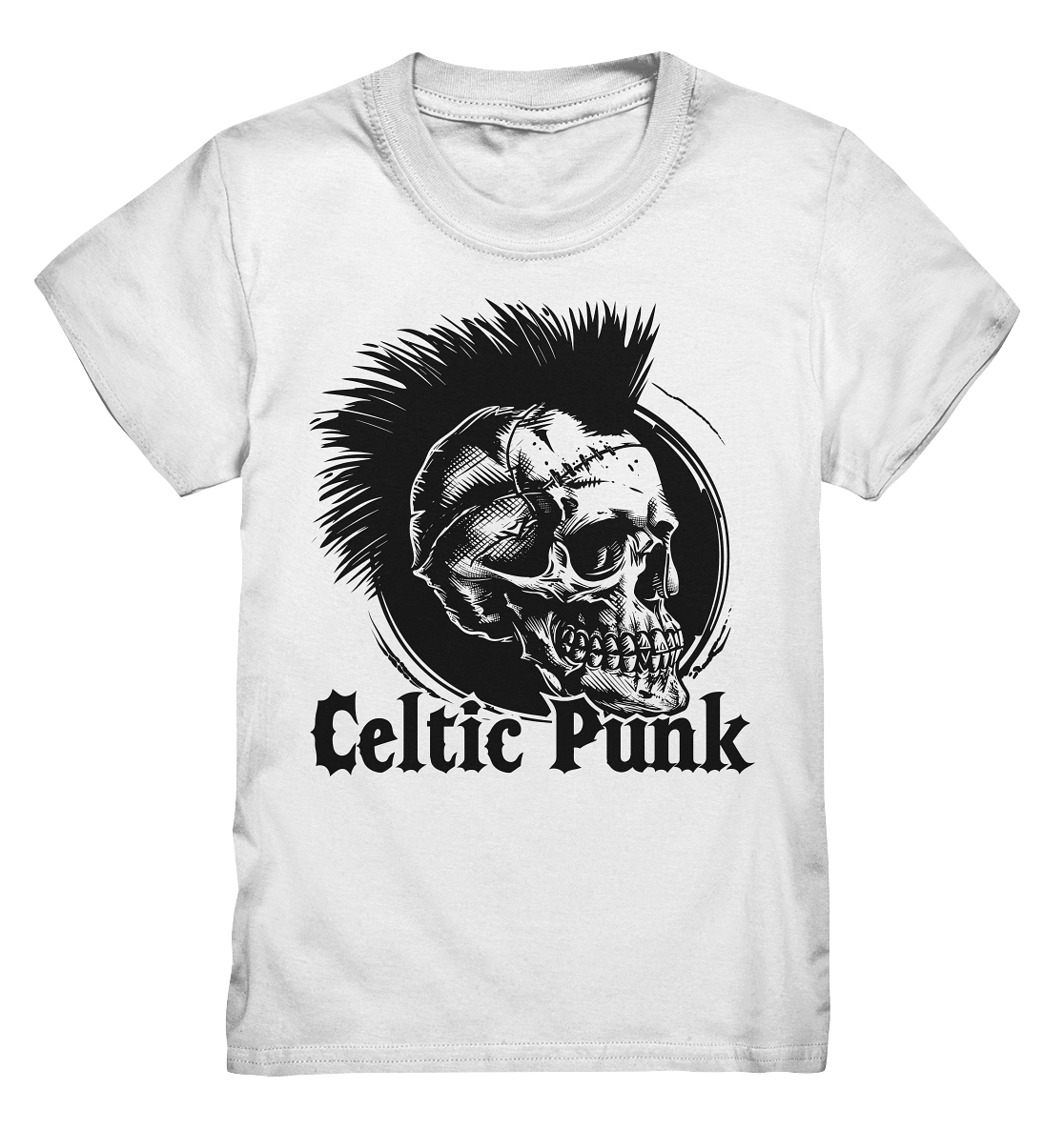 Celtic Punk "Skull II" - Kids Premium Shirt