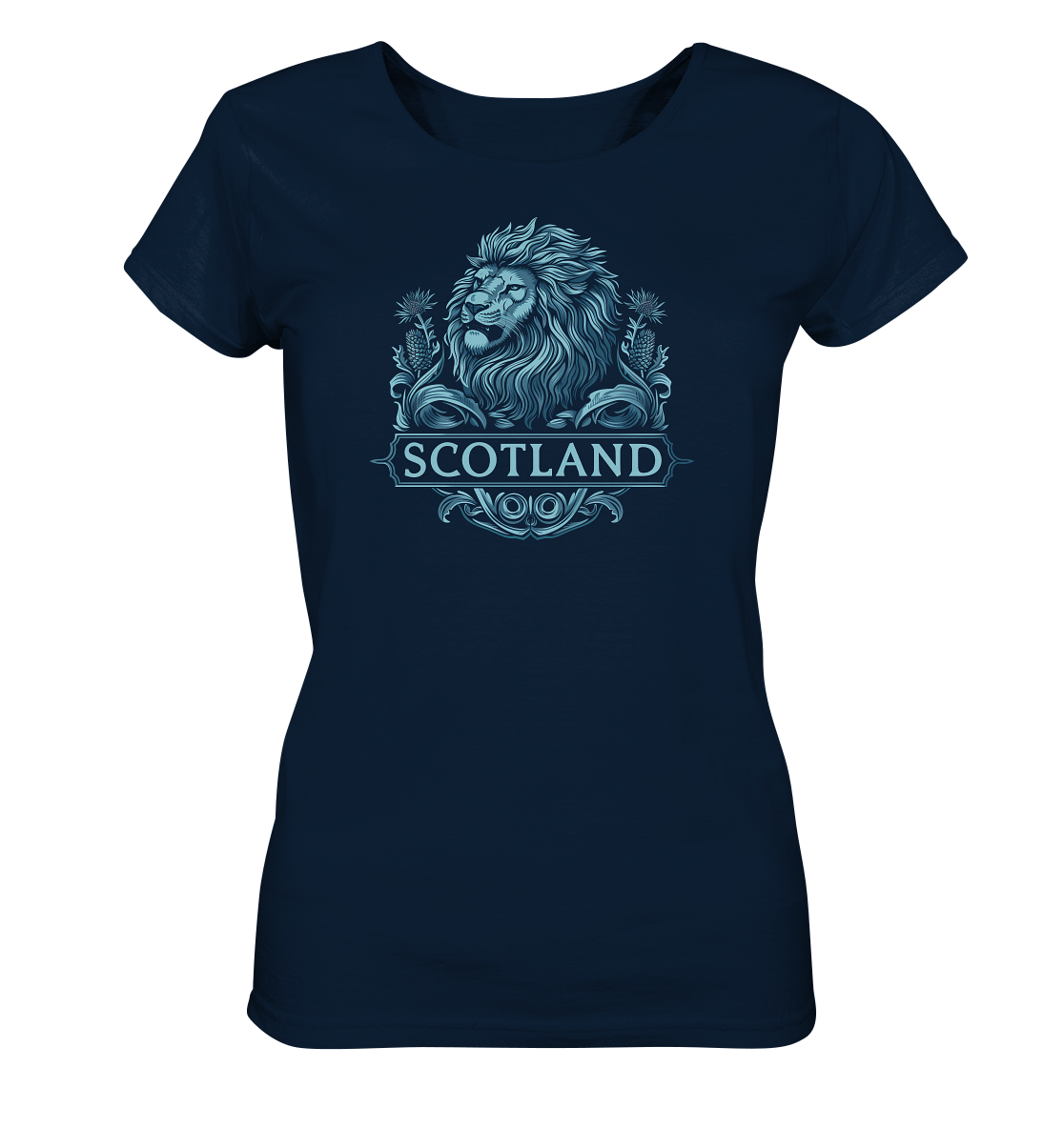 Scotland "Lion / Thistle I" - Ladies Organic Shirt