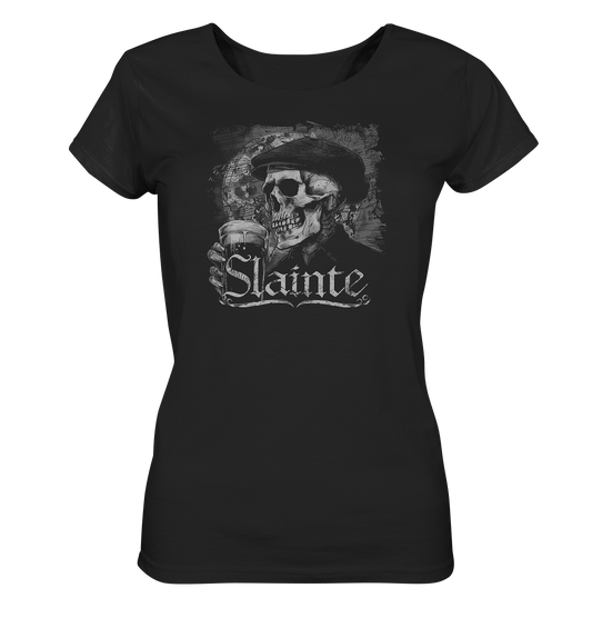 Slainte "Flatcap-Skull I" - Ladies Organic Shirt