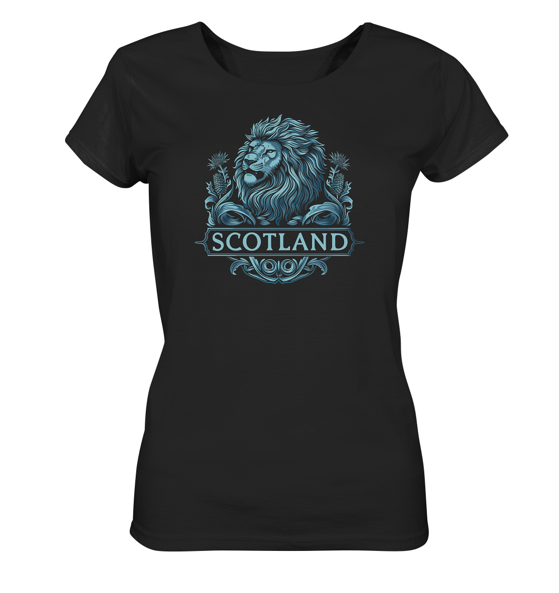 Scotland "Lion / Thistle I" - Ladies Organic Shirt