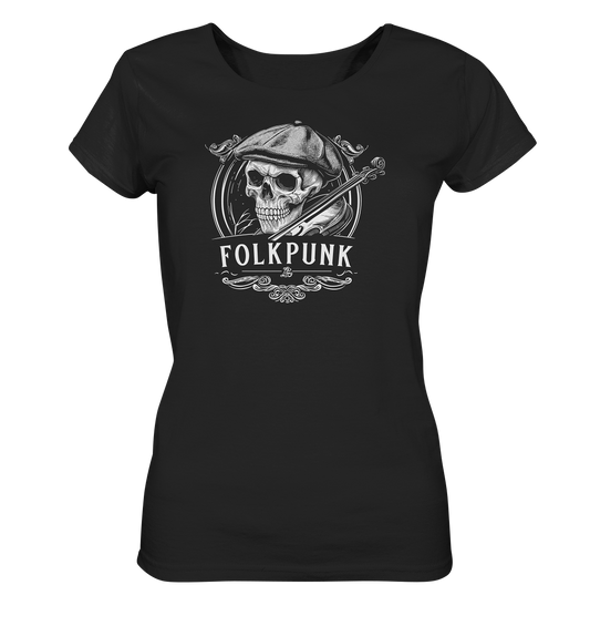 Folkpunk "Crest" - Ladies Organic Shirt