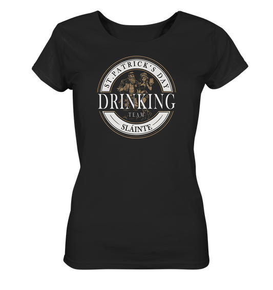 St. Patrick's Day "Drinking Team / Sláinte" - Ladies Organic Shirt