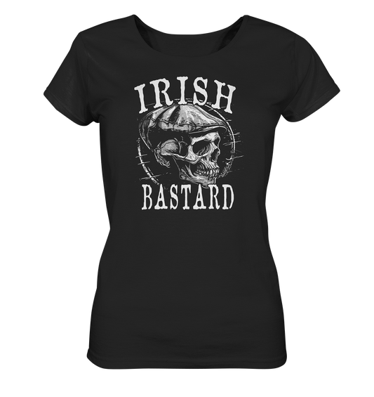 Irish Bastard "Flatcap-Skull I" - Ladies Organic Shirt