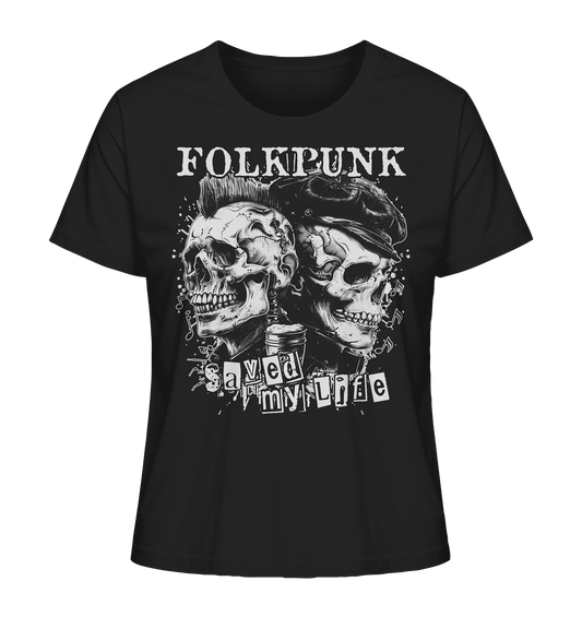 Folkpunk "Saved My Life II" - Ladies Organic Shirt