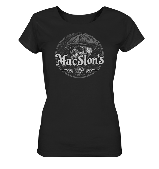 MacSlon's "Flatcap-Skull I" - Ladies Organic Shirt