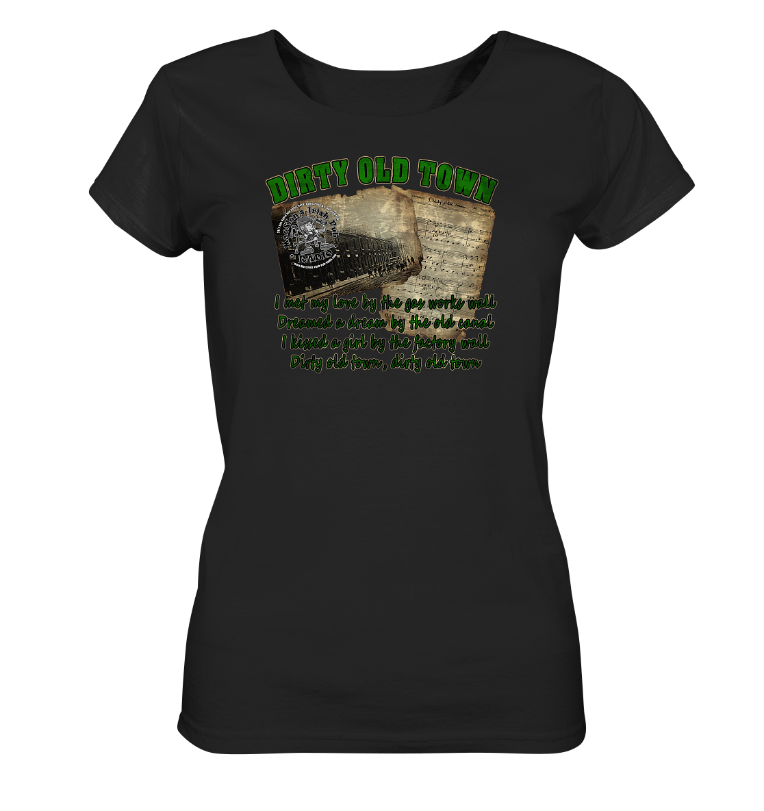 MacSlon's "Dirty Old Town I"  - Ladies Organic Shirt