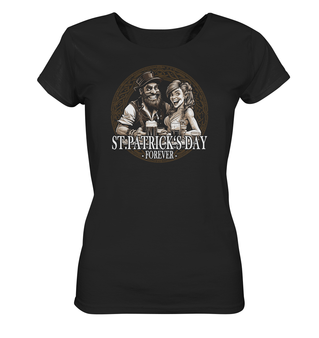 St. Patrick's Day "Forever / Couple" - Ladies Organic Shirt