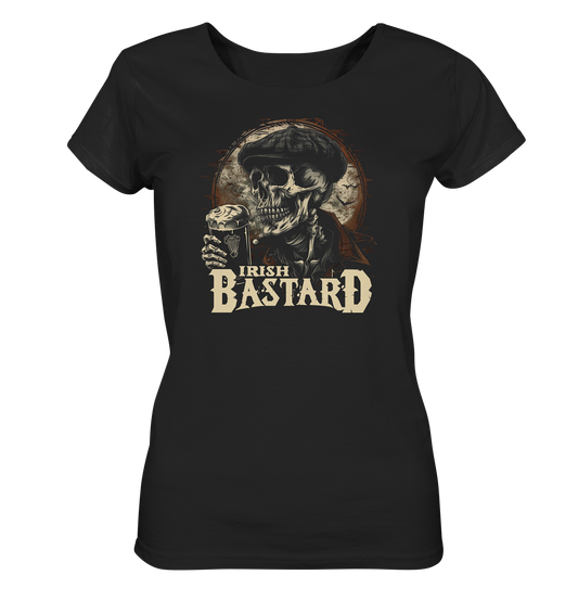 Irish Bastard "Flatcap-Skull IV" - Ladies Organic Shirt